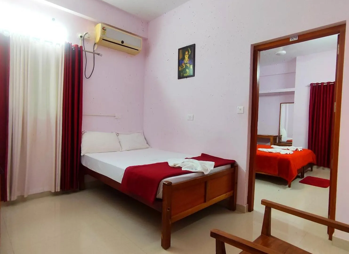 Rum i privatbostad Skylounge Residency Lägenhet Thiruvananthapuram Indien